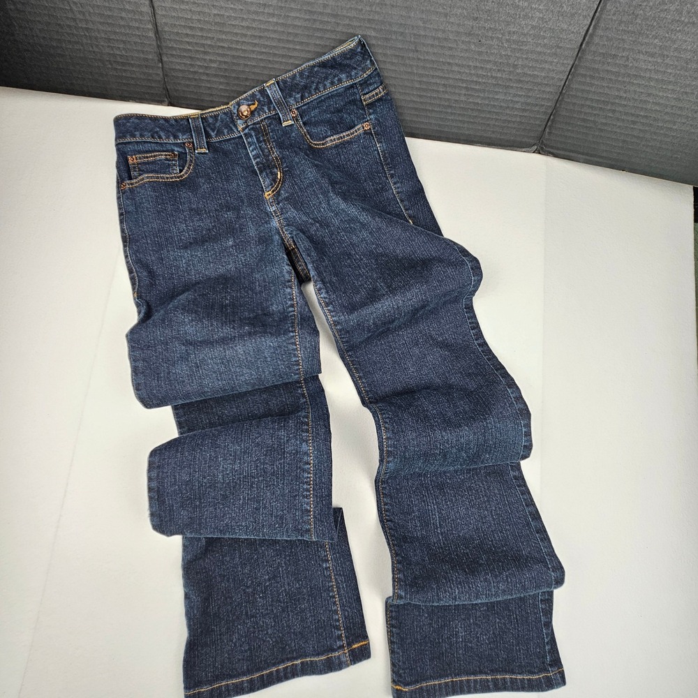 DKNY Jeans Soho Dark‎ Wash Denim Pants Womens 8R Contemporary City-Chic Casual
